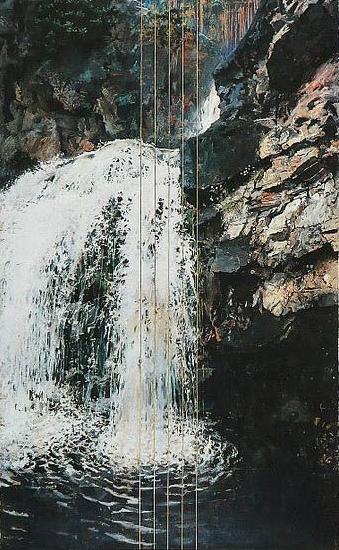 Akseli Gallen-Kallela Mantykoski Waterfall